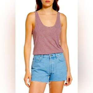 NWT rag & bone michal linen blend tank